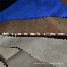 Suede Dyed Polyester Leather Fabric for Garment/Shoes